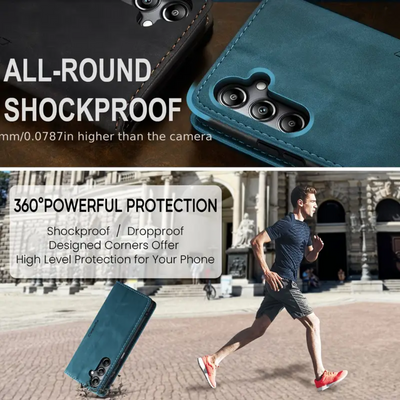 Maurice | Galaxy Convenient Flip Leather Phone Case (BUY 1 GET 1 FREE)