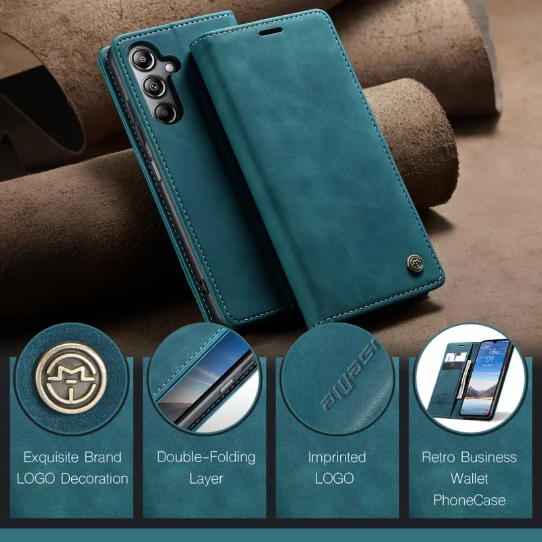 Maurice | Galaxy Convenient Flip Leather Phone Case (BUY 1 GET 1 FREE)