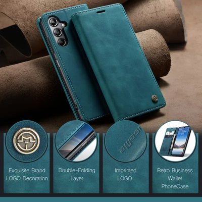 Maurice | Galaxy Convenient Flip Leather Phone Case (BUY 1 GET 1 FREE)