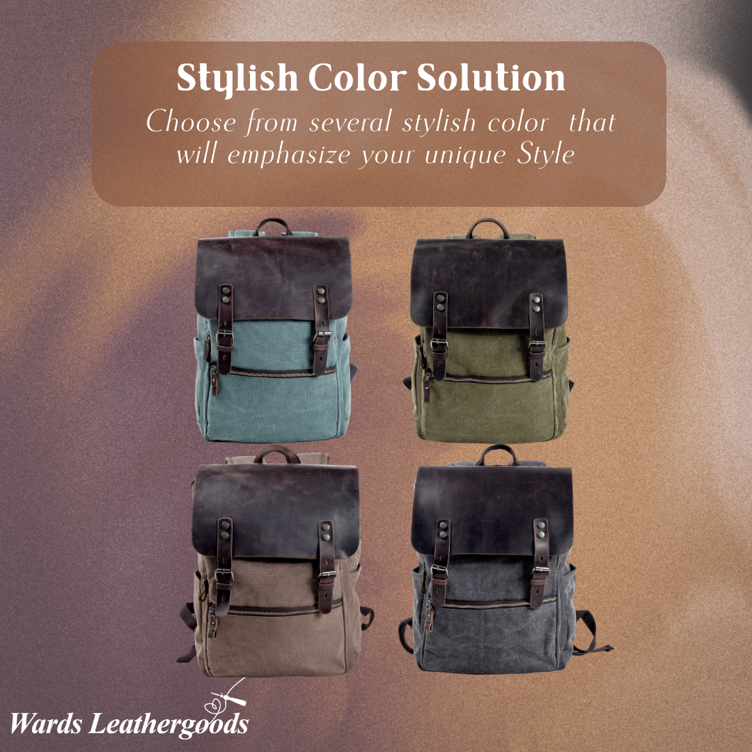 Carter | Urban Canvas Backpack