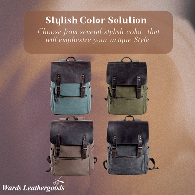 Carter | Urban Canvas Backpack