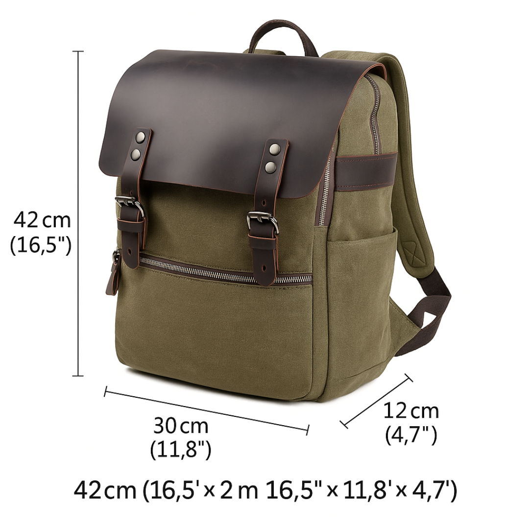 Carter | Urban Canvas Backpack