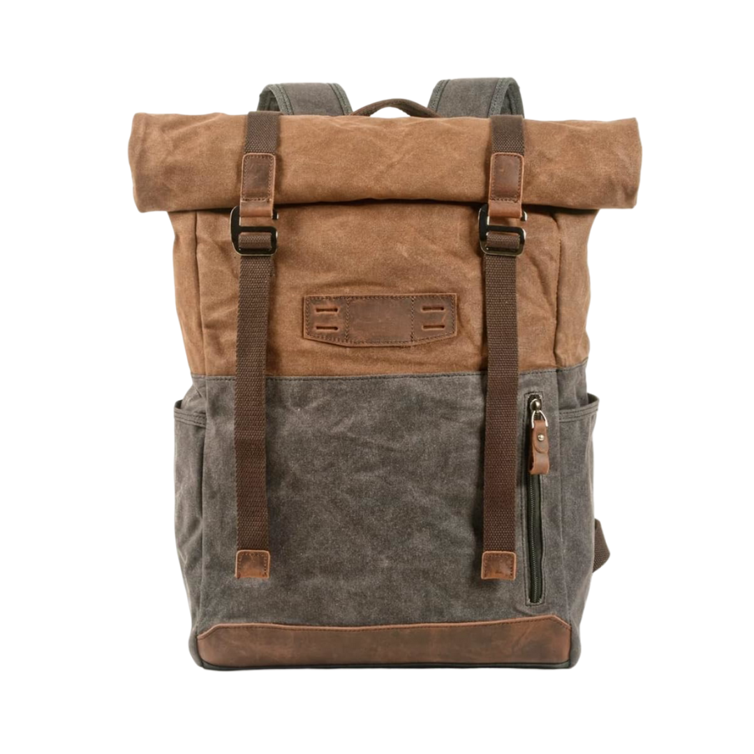 Calvin | Waterproof Canvas Roll-Top Backpack (BUY 1 GET 1 FREE)
