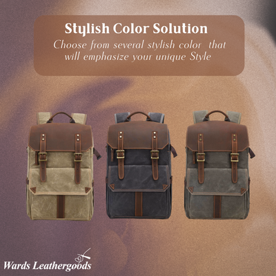 Jeko | Customizable Canvas Camera Backpack