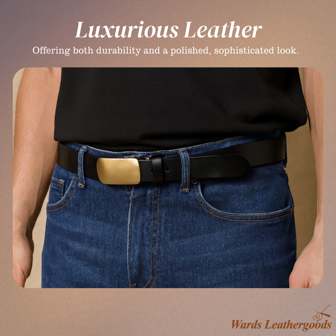 Brunet | Solid Buckle Belt