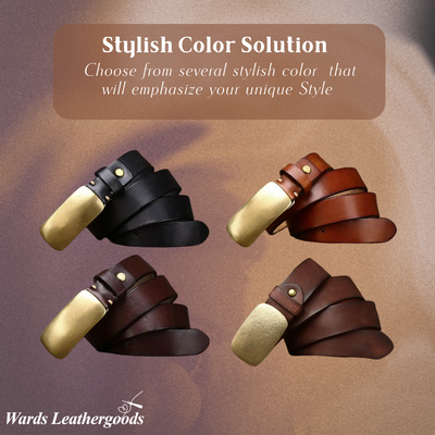 Brunet | Solid Buckle Belt