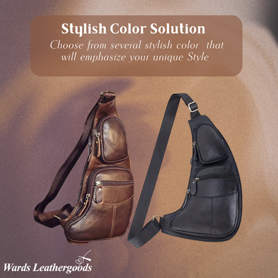 Beckett | Vintage Leather Chest Sling Bag (BUY 1 GET 1 FREE)