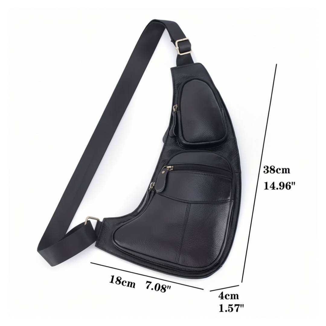 Beckett | Vintage Leather Chest Sling Bag (BUY 1 GET 1 FREE)