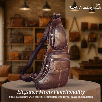 Beckett | Vintage Leather Chest Sling Bag (BUY 1 GET 1 FREE)