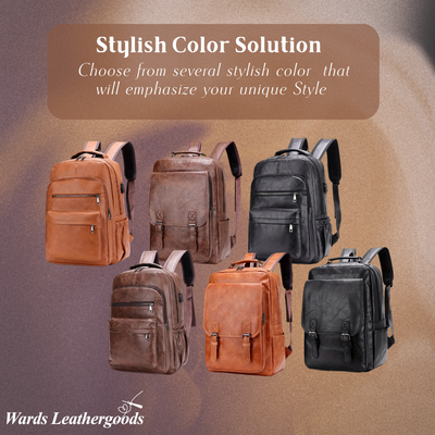 Theo | Premium Leather Backpack