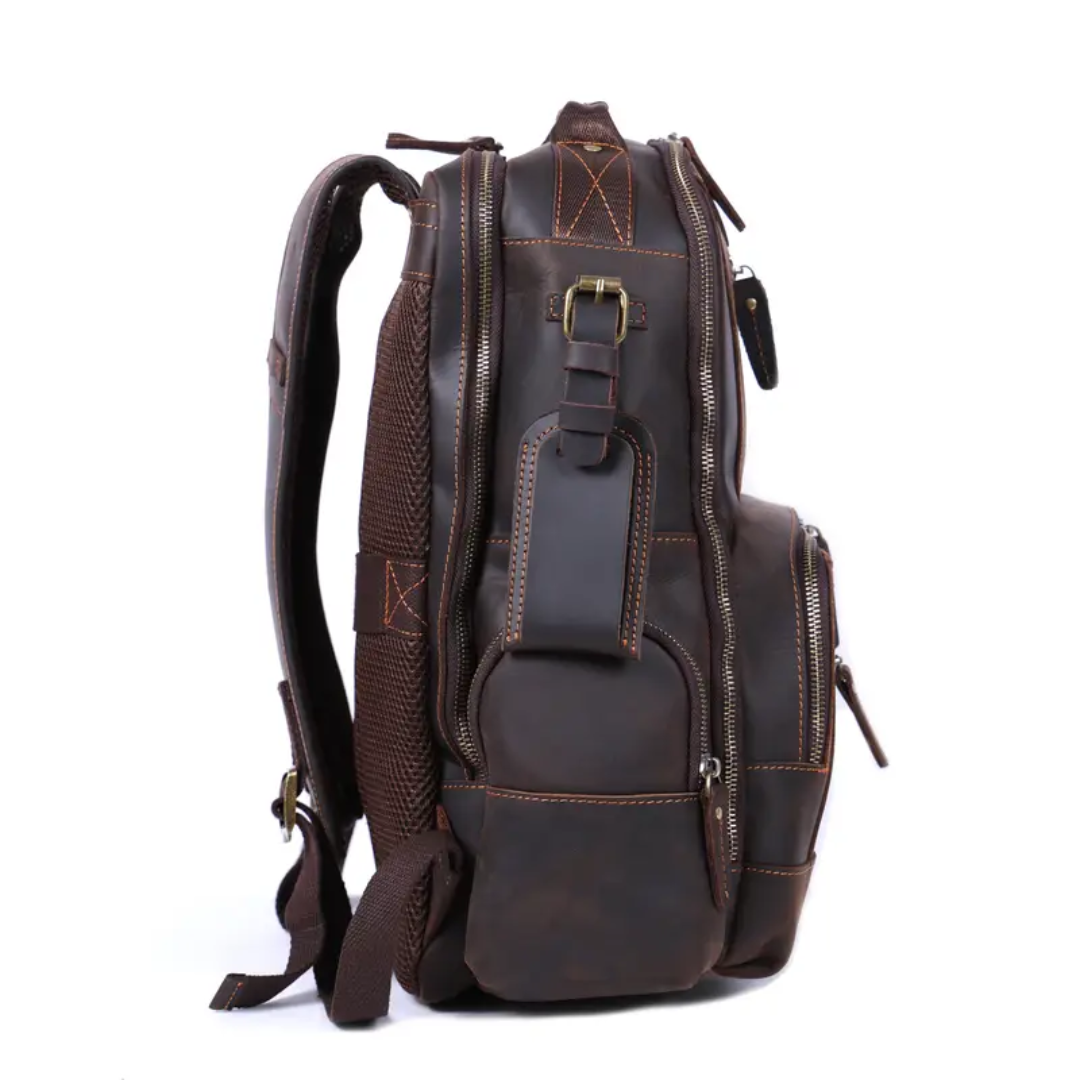 Sterling | Vintage Leather Multi‑Layer Backpack (BUY 1 GET 1 FREE)