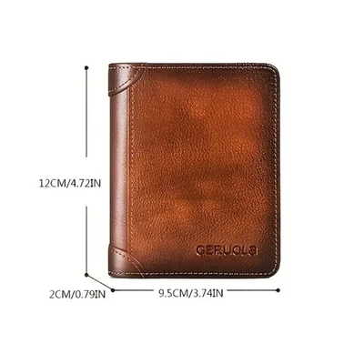 Ben | Slim RFID Leather Wallet for Men (BUY 1 GET 1 FREE)