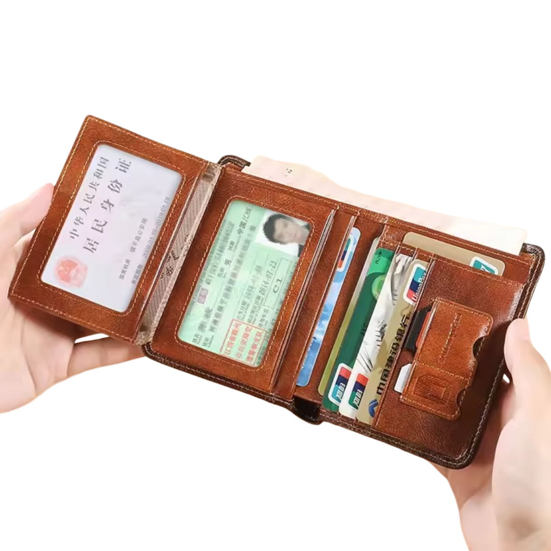 Ben | Slim RFID Leather Wallet for Men (BUY 1 GET 1 FREE)