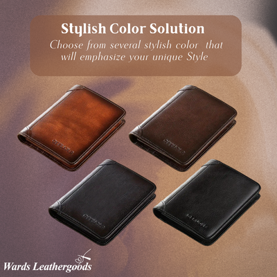 Slim RFID Leather Wallet (Checkout Offer) (BUY 1 GET 1 FREE)