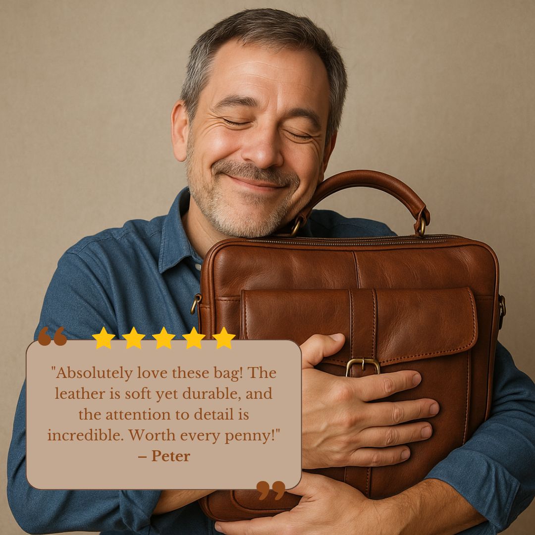Clinton | Retro Leather Messenger Bag (BUY 1 GET 1 FREE)
