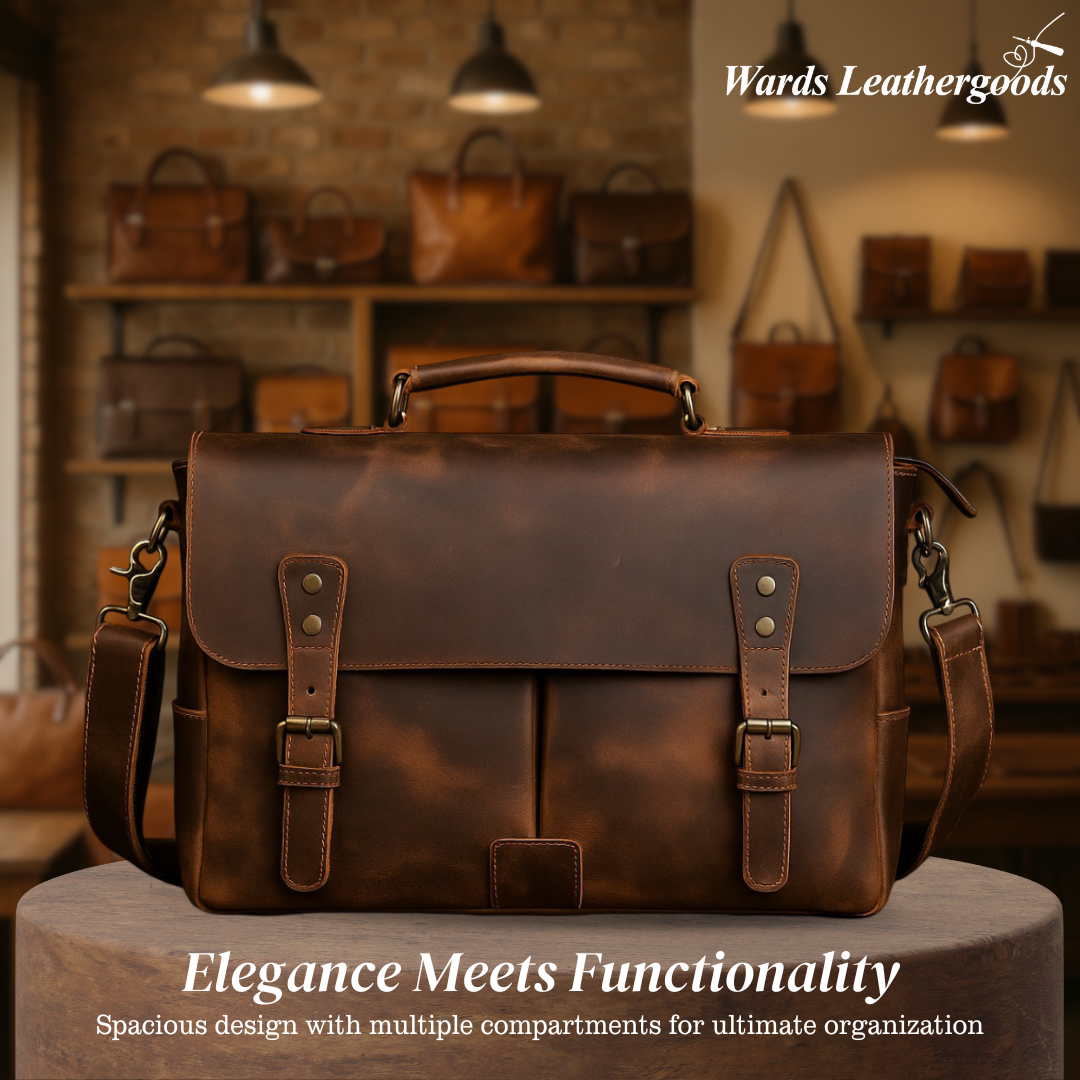 Clinton | Retro Leather Messenger Bag (BUY 1 GET 1 FREE)