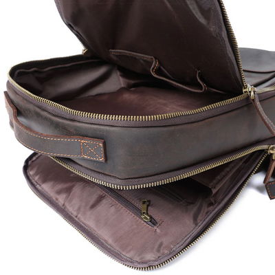 Archer | Leather Laptop Rucksack