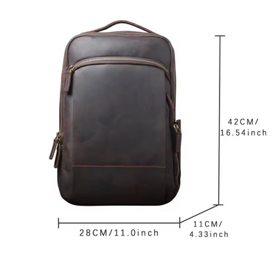 Archer | Leather Laptop Rucksack