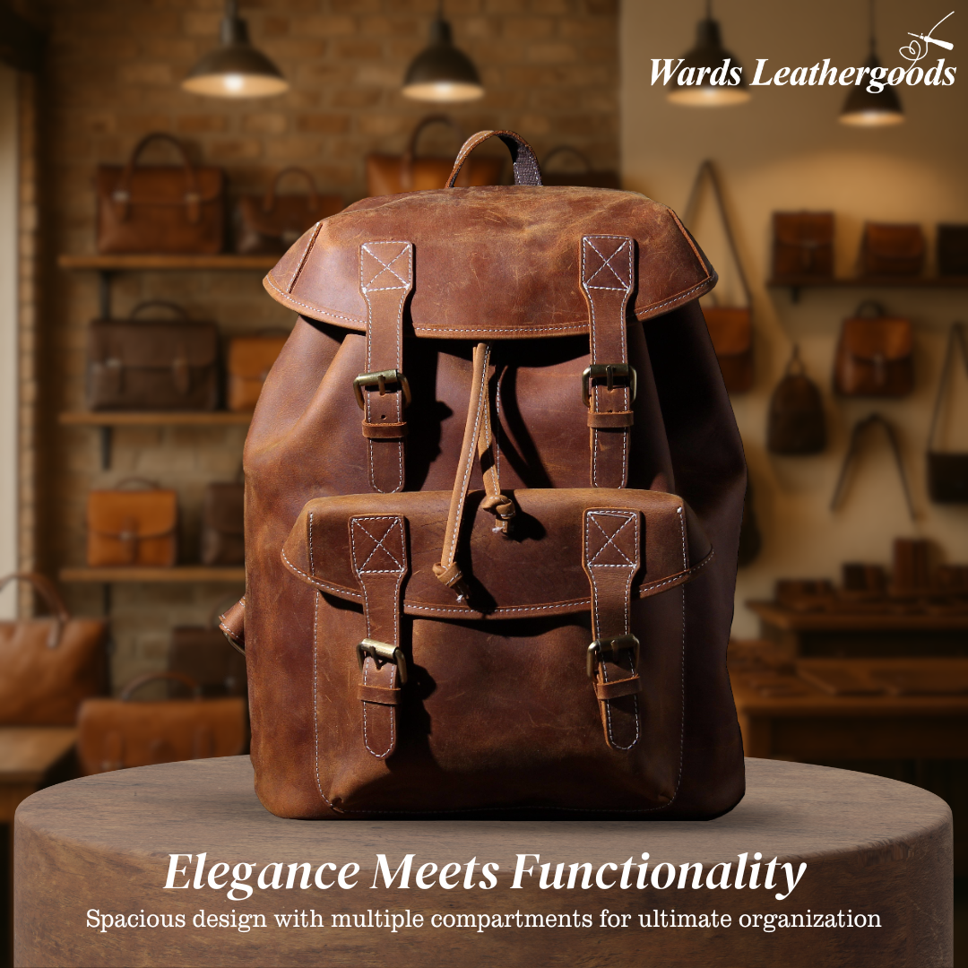 Robert | Vintage Organized Leather | Backpack