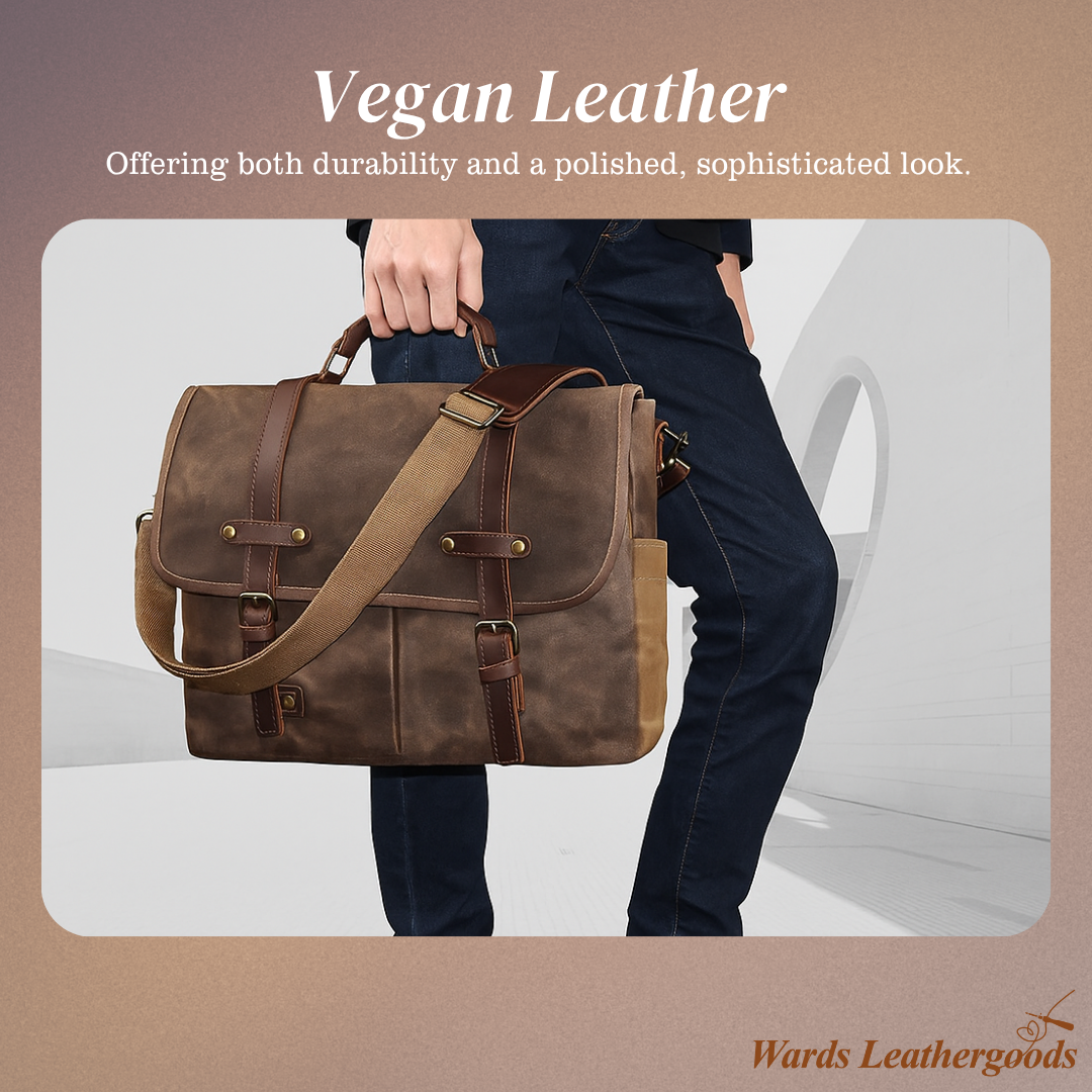 Clark | Vintage Waxed Canvas Leather Straps | Messenger bag