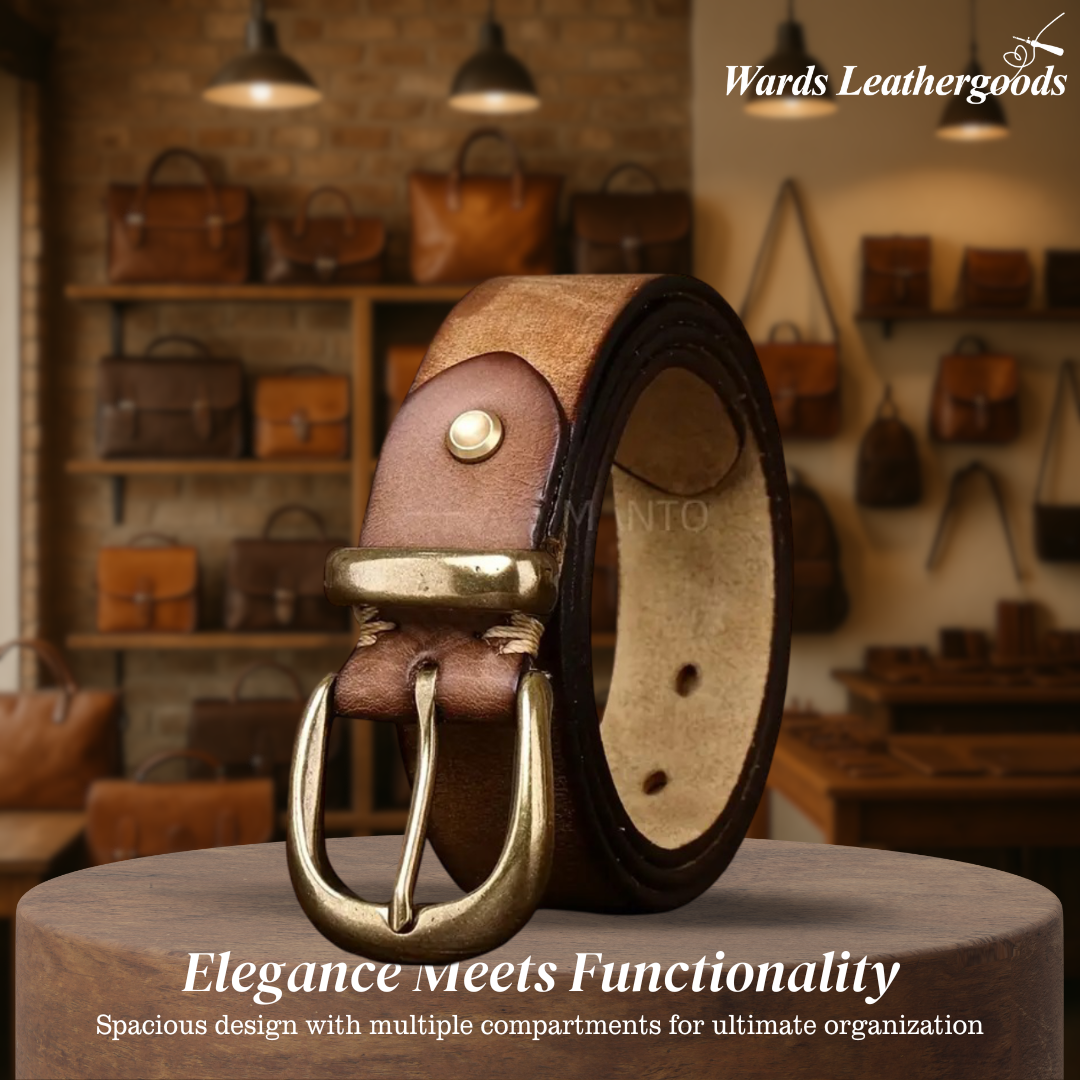 Luca | Retro Belt with Gold Buckle (BUY 1 GET 1 FREE)