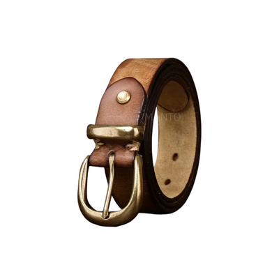 Luca | Retro Belt with Gold Buckle (BUY 1 GET 1 FREE)