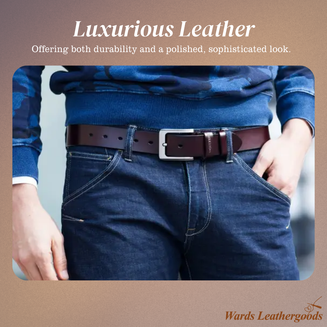 Noah | Vintage Belt with Square Pin Buckle (BUY 1 GET 1 FREE)