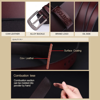 Noah | Vintage Belt with Square Pin Buckle (BUY 1 GET 1 FREE)