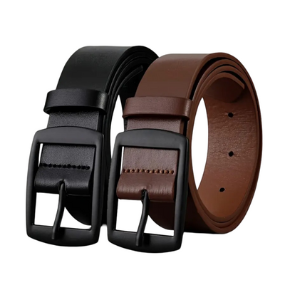 Milan | Everyday Belt with Square Alloy Buckle (BUY 1 GET 1 FREE)