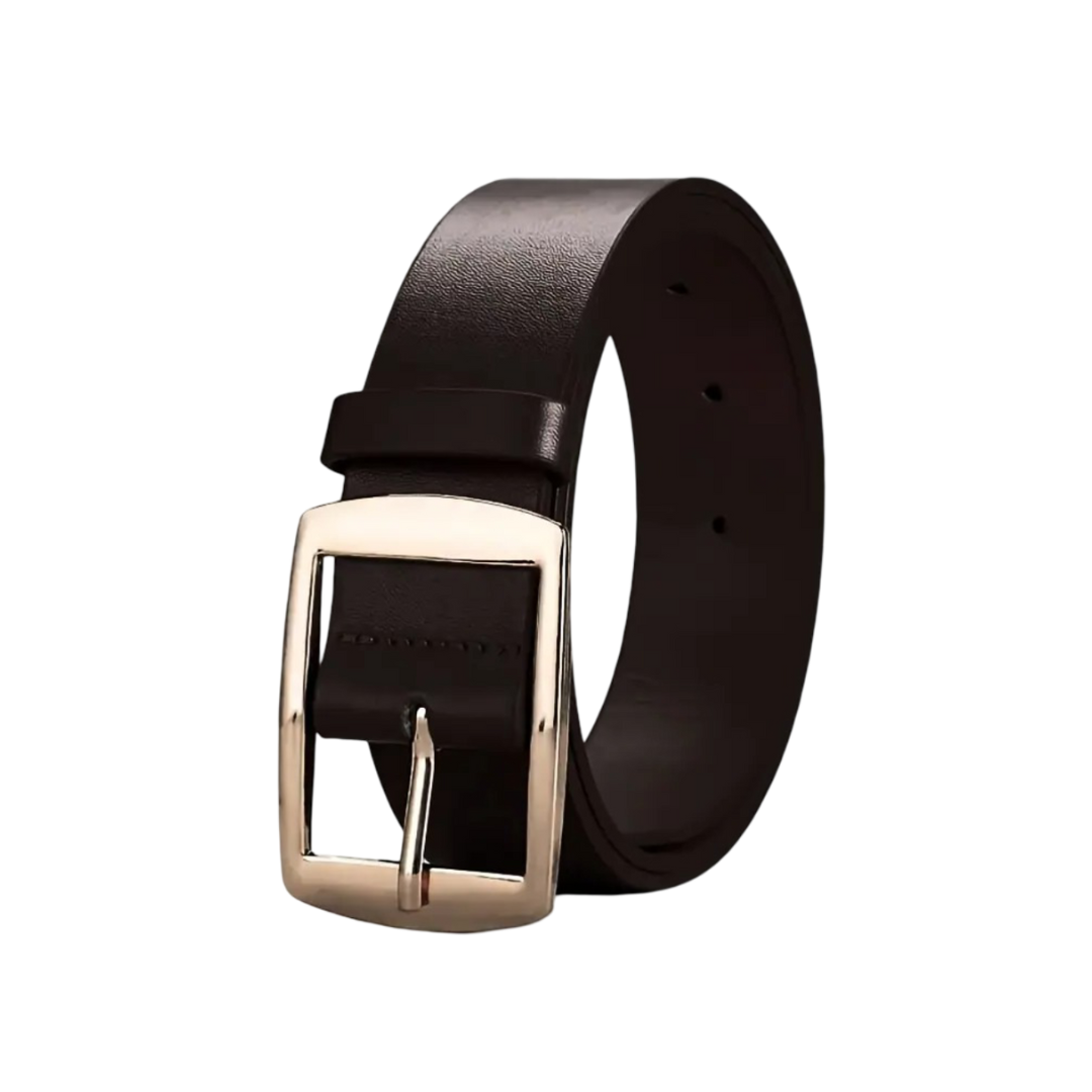 Milan | Everyday Belt with Square Alloy Buckle (BUY 1 GET 1 FREE)