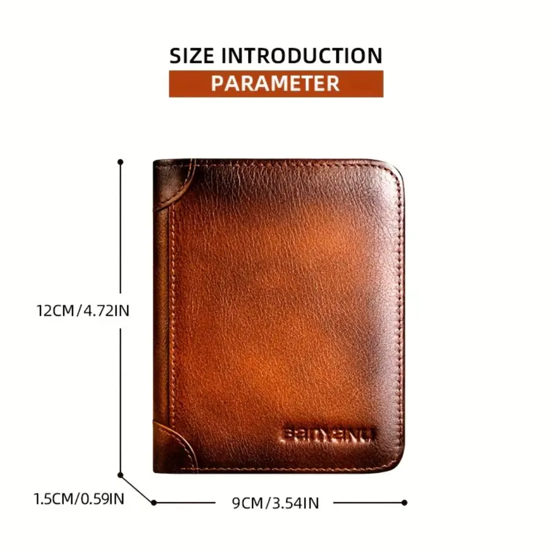 Sterlingfold | Genuine Leather Trifold Wallet for Men (BUY 1 GET 1 FREE)