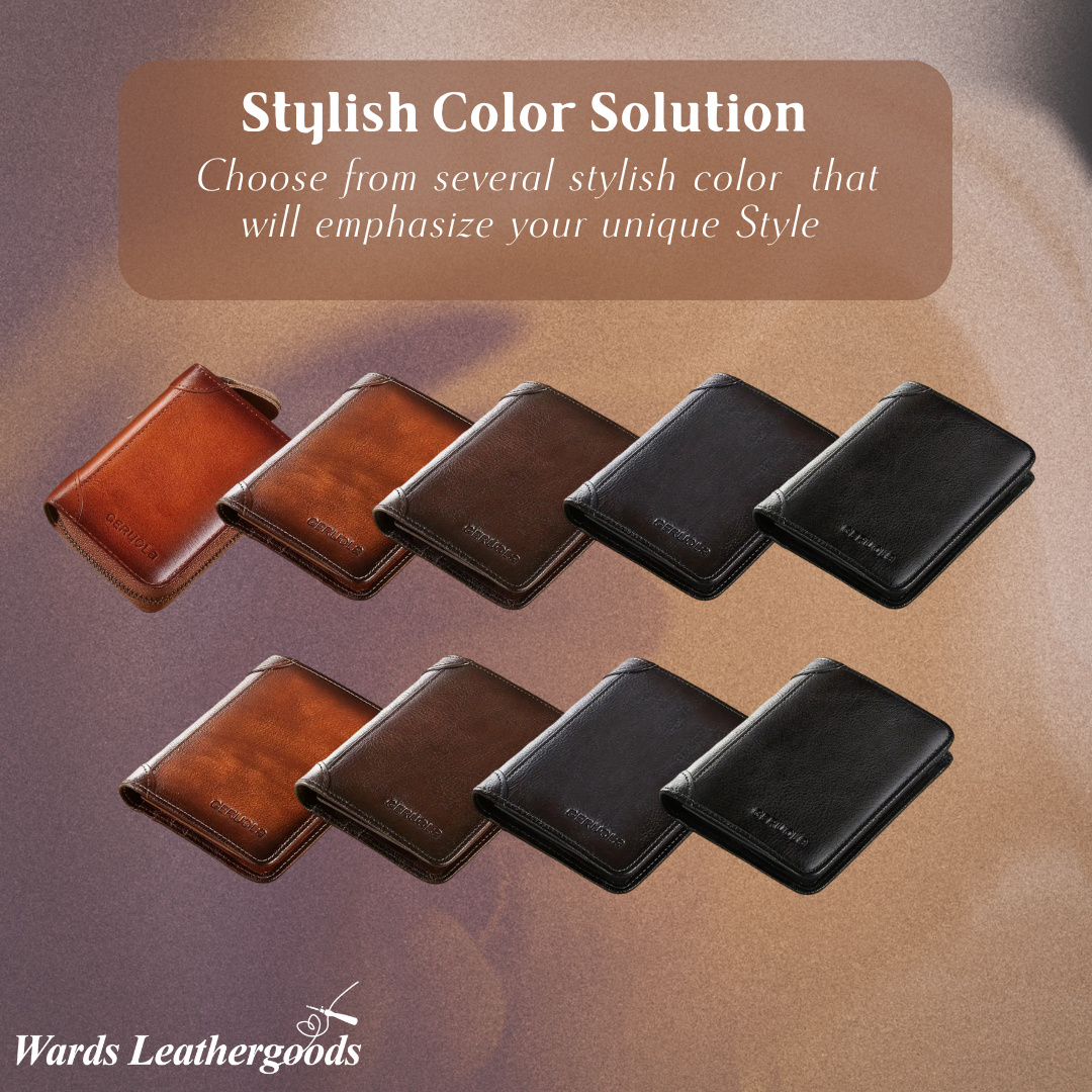 Sterlingfold | Genuine Leather Trifold Wallet for Men (BUY 1 GET 1 FREE)