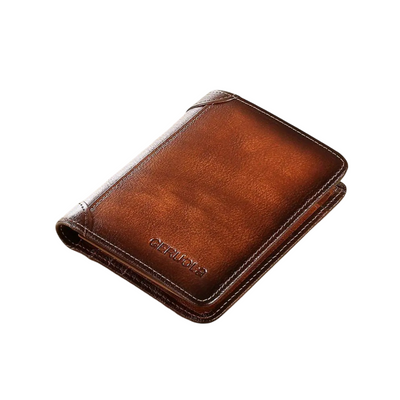 Sterlingfold | Genuine Leather Trifold Wallet for Men (BUY 1 GET 1 FREE)