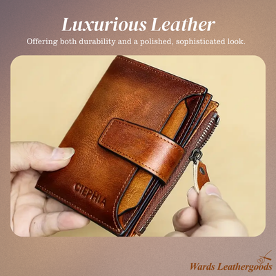 Callum | Vintage Leather RFID Duo-fold Wallet (BUY 1 GET 1 FREE)