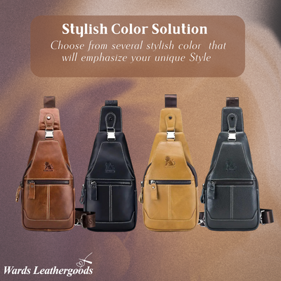 Callum | Leather Crossbody Chest Bag for Men (BUY 1 GET 1 FREE)