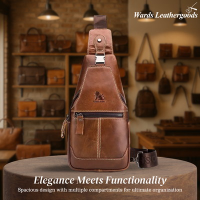 Callum | Leather Crossbody Chest Bag for Men (BUY 1 GET 1 FREE)