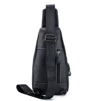 Callum | Leather Crossbody Chest Bag for Men