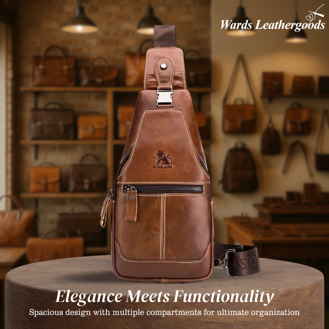 Callum | Leather Crossbody Chest Bag for Men (BUY 1 GET 1 FREE)