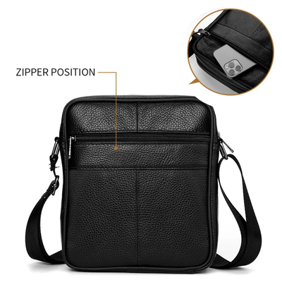 Arlo | Leather Multifunctional Shoulder Bag for Men