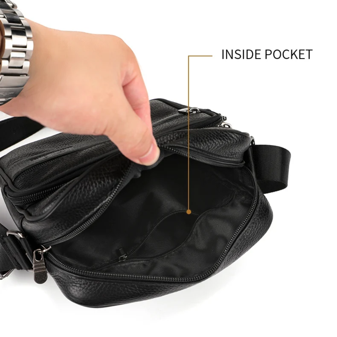 Arlo | Leather Multifunctional Shoulder Bag for Men (BUY 1 GET 1 FREE)