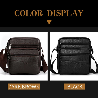 Arlo | Leather Multifunctional Shoulder Bag for Men