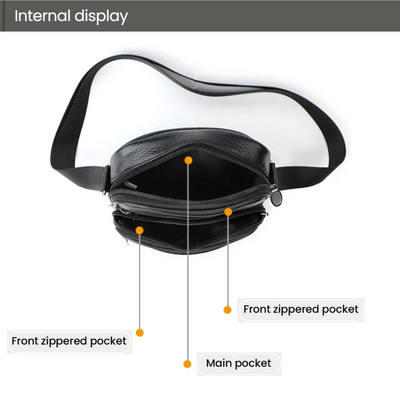 Griffin | Leather Business Crossbody Bag for Men