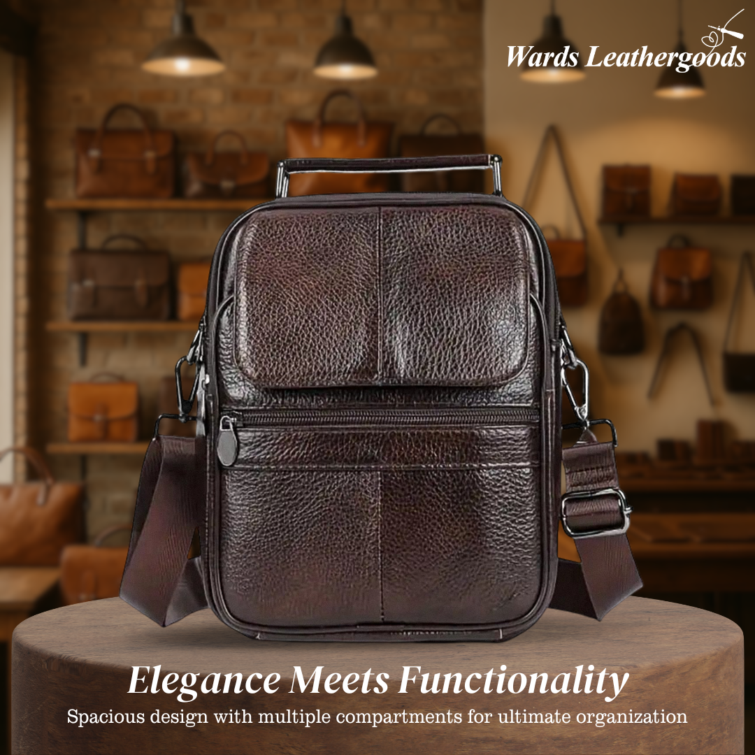 Jasper | Leather Courier Shoulder Bag for Men (BUY 1 GET 1 FREE)