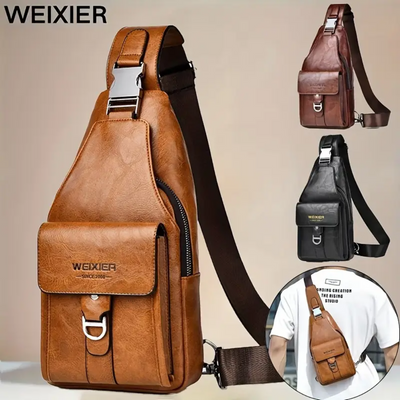 Silas | Vintage Crossbody Bag for Men