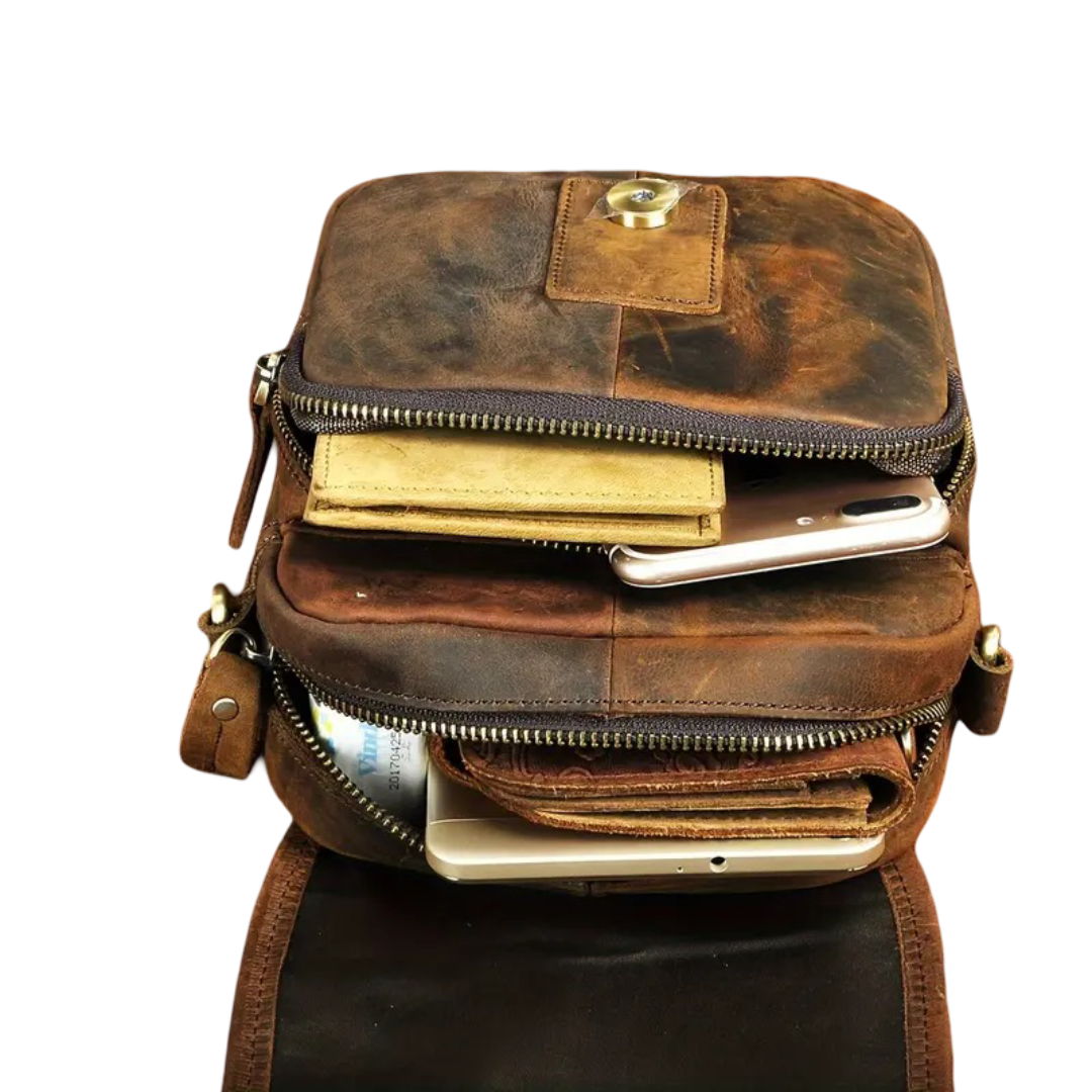 Damon | Genuine Leather Shoulder Bag for Men (BUY 1 GET 1 FREE)