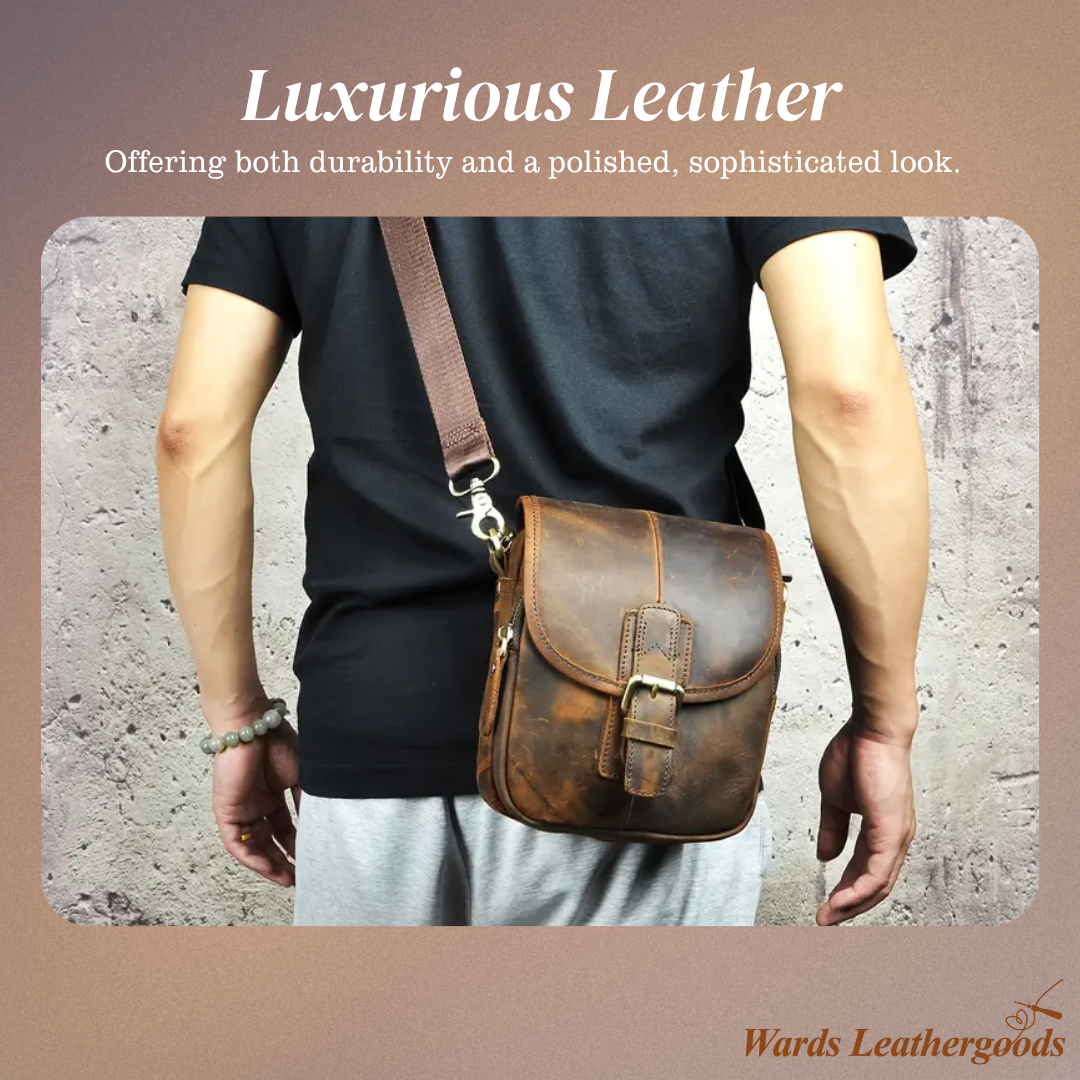 Damon | Genuine Leather Shoulder Bag for Men