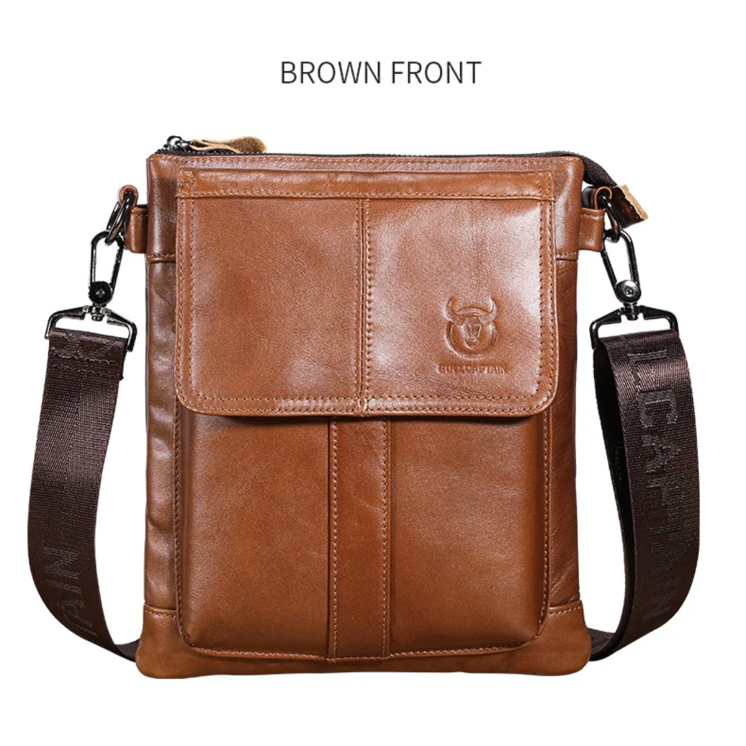 Colton | Slim Leather Crossbody with Flap Pocket Design (BUY 1 GET 1 FREE)