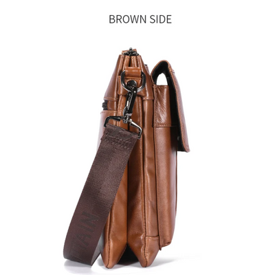 Colton | Slim Leather Crossbody with Flap Pocket Design (BUY 1 GET 1 FREE)
