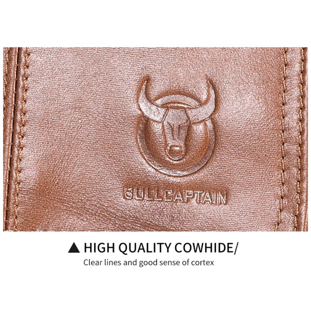 Colton | Slim Leather Crossbody with Flap Pocket Design