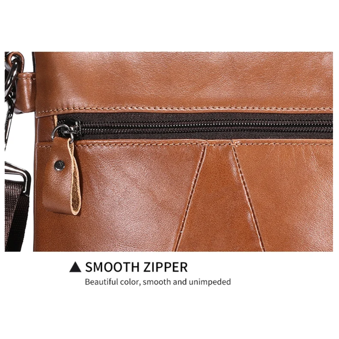 Colton | Slim Leather Crossbody with Flap Pocket Design (BUY 1 GET 1 FREE)